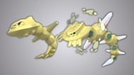 Shiny Steelix and Steelix Mega Steelix (Image via The Pokemon Company)